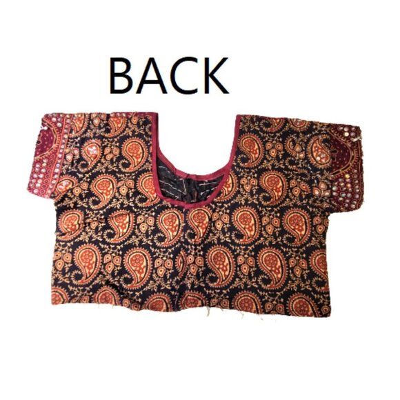 Black and Red Lehenga Indian Skirt Top Costume Party Indian Wedding Guest Dress - Picture 6 of 16